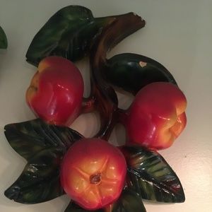 Chalkware (plaster fruit) 1950's